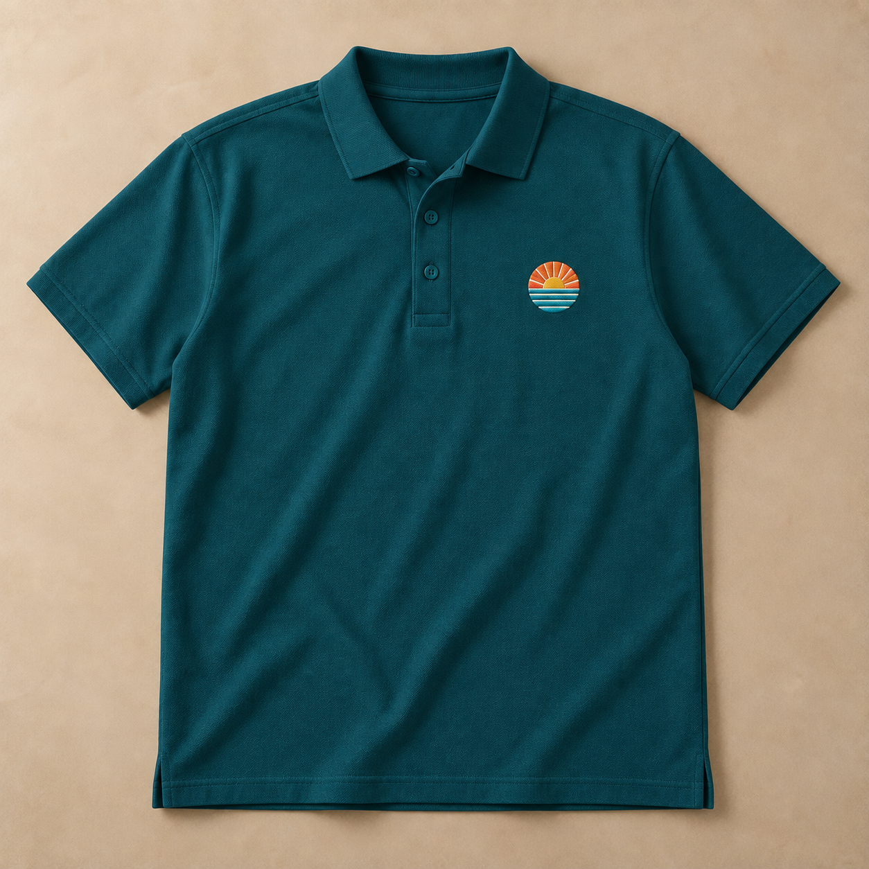 Deep teal Southland HubSports staff polo